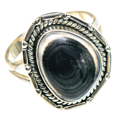 Psilomelane Rings handcrafted by Ana Silver Co - RING93355