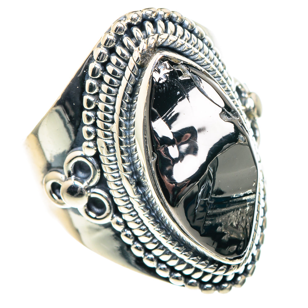 Shungite Rings handcrafted by Ana Silver Co - RING93356