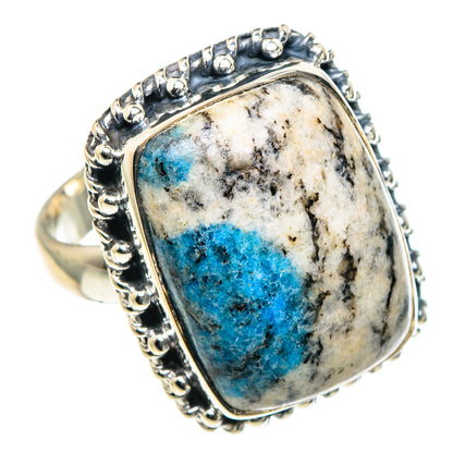 K2 Blue Azurite Rings handcrafted by Ana Silver Co - RING93359 - Photo 2