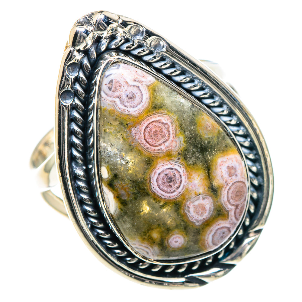 Ocean Jasper Rings handcrafted by Ana Silver Co - RING93364