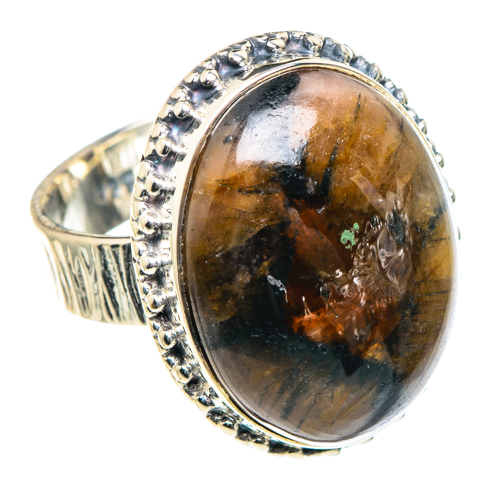 Chiastolite Rings handcrafted by Ana Silver Co - RING93366 - Photo 2
