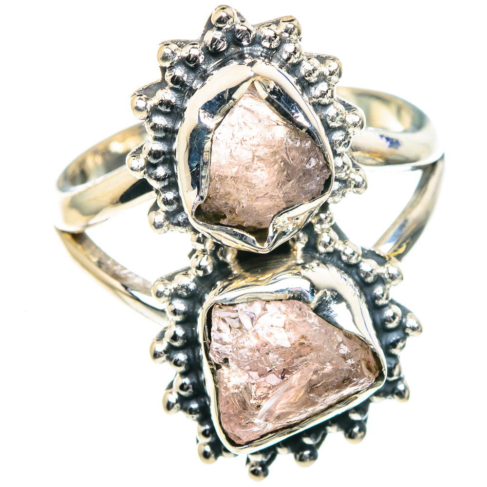 Rose Quartz Rings handcrafted by Ana Silver Co - RING93368