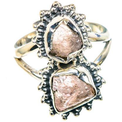 Rose Quartz Rings handcrafted by Ana Silver Co - RING93368