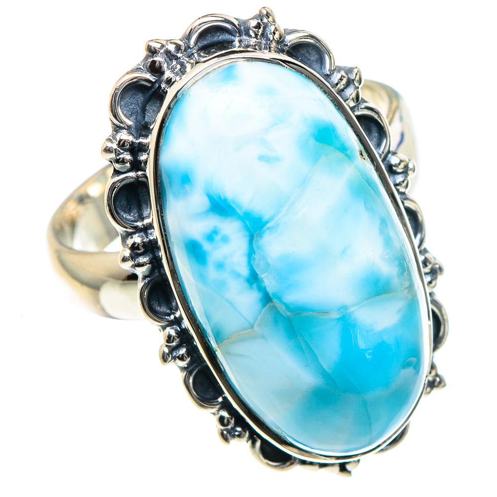 Larimar Rings handcrafted by Ana Silver Co - RING93381