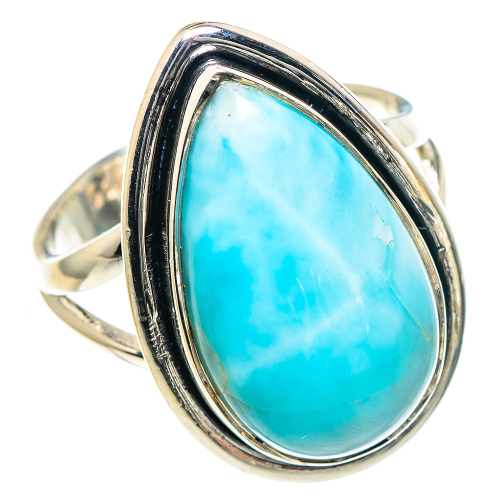 Larimar Rings handcrafted by Ana Silver Co - RING93384