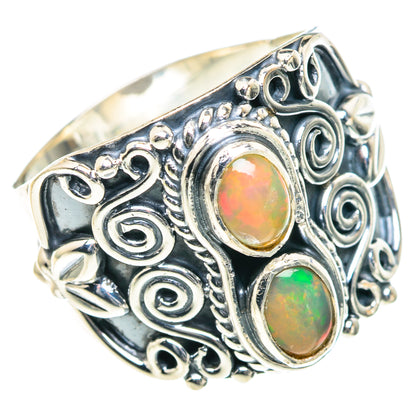 Ethiopian Opal Rings handcrafted by Ana Silver Co - RING93395