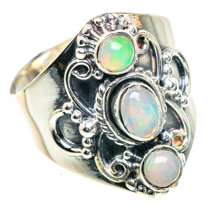Ethiopian Opal Rings handcrafted by Ana Silver Co - RING93396