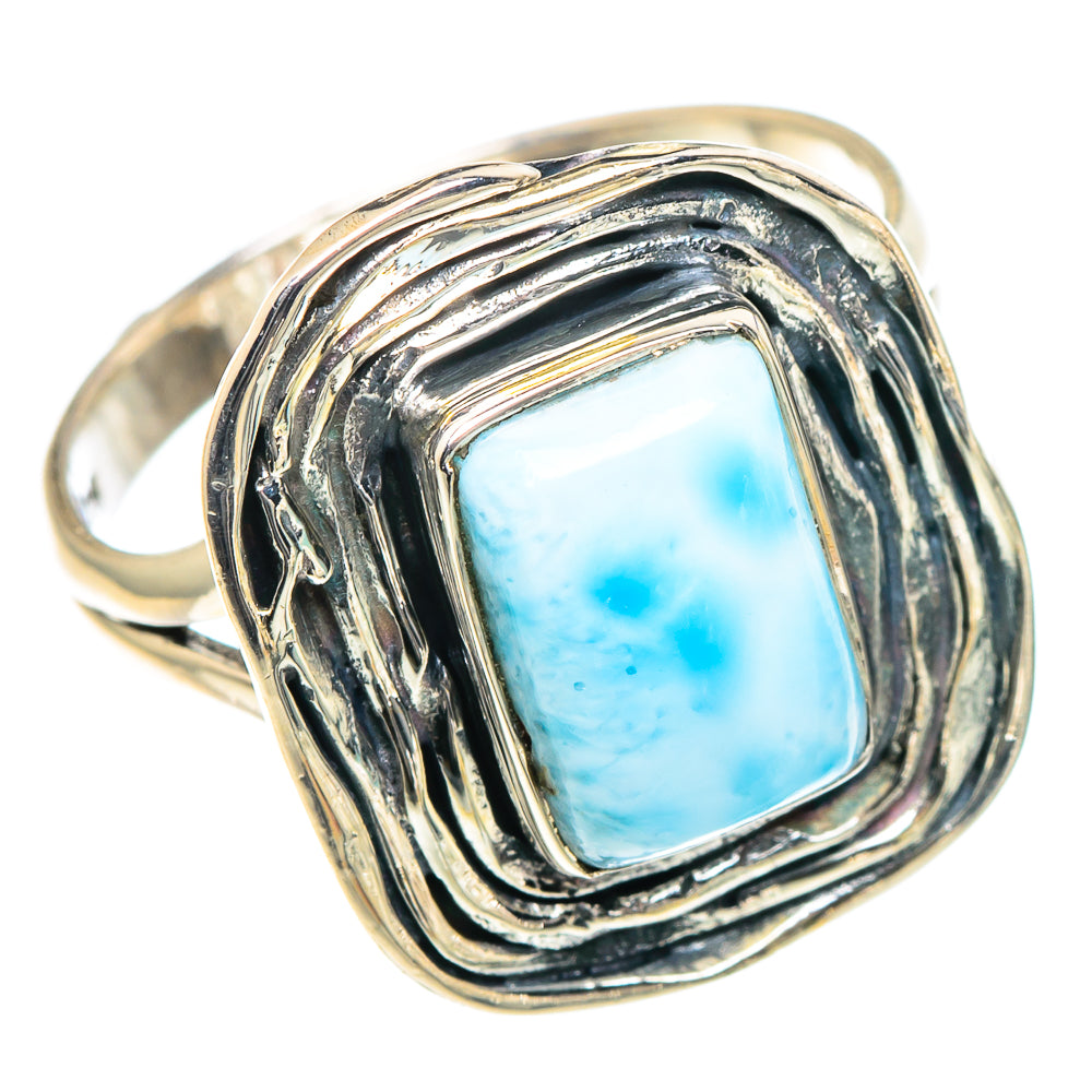 Larimar Rings handcrafted by Ana Silver Co - RING93400