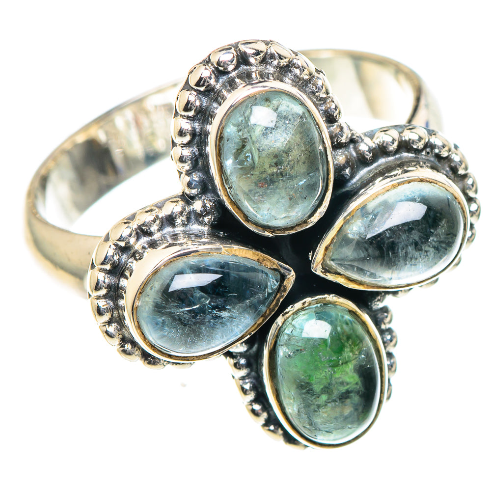 Green Tourmaline Rings handcrafted by Ana Silver Co - RING93402