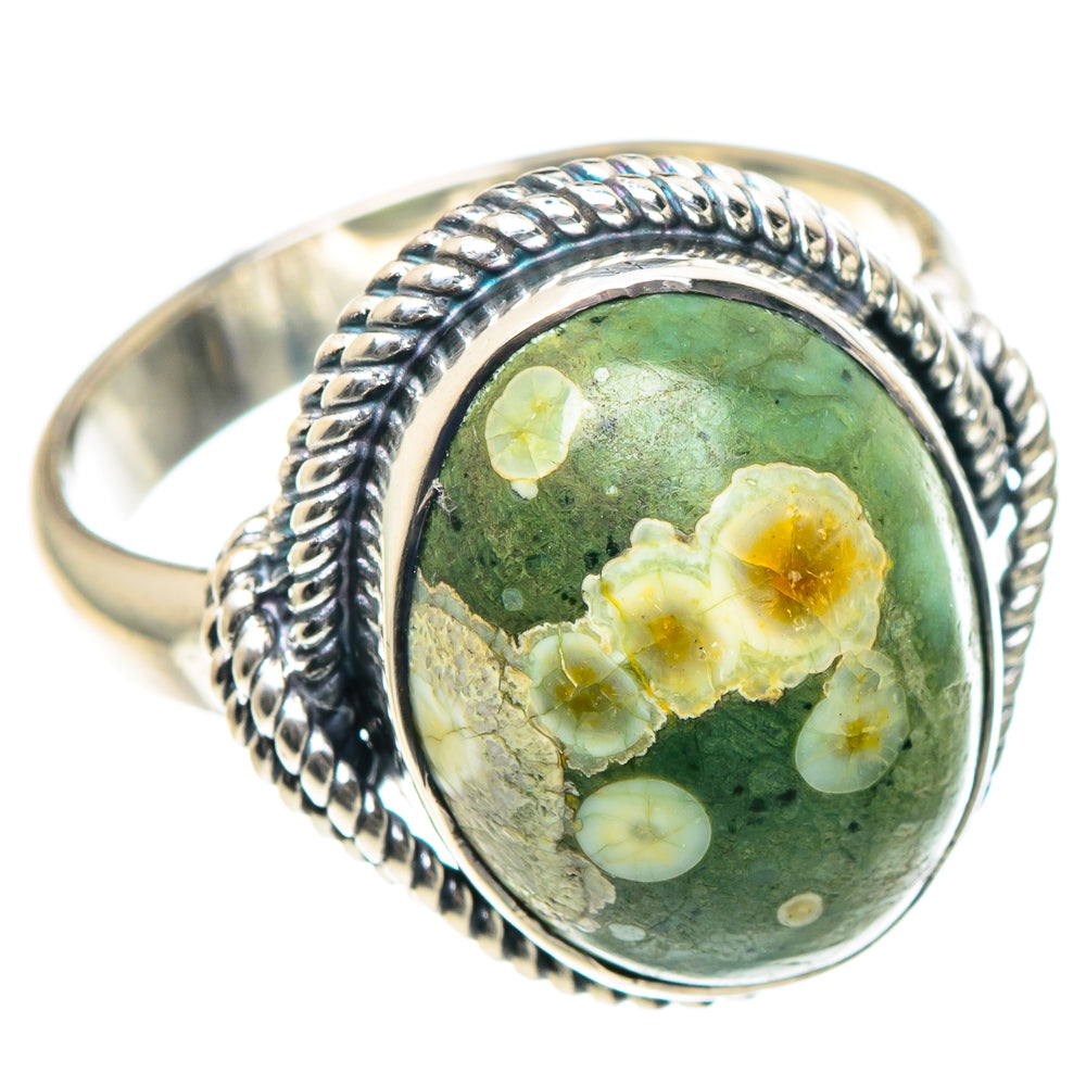 Ocean Jasper Rings handcrafted by Ana Silver Co - RING93405