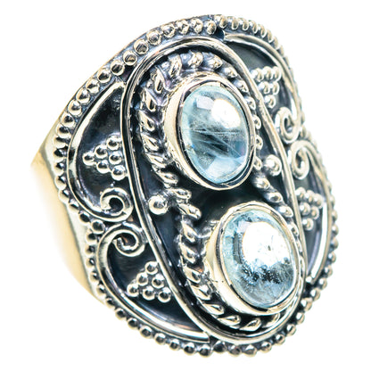 Aquamarine Rings handcrafted by Ana Silver Co - RING93413