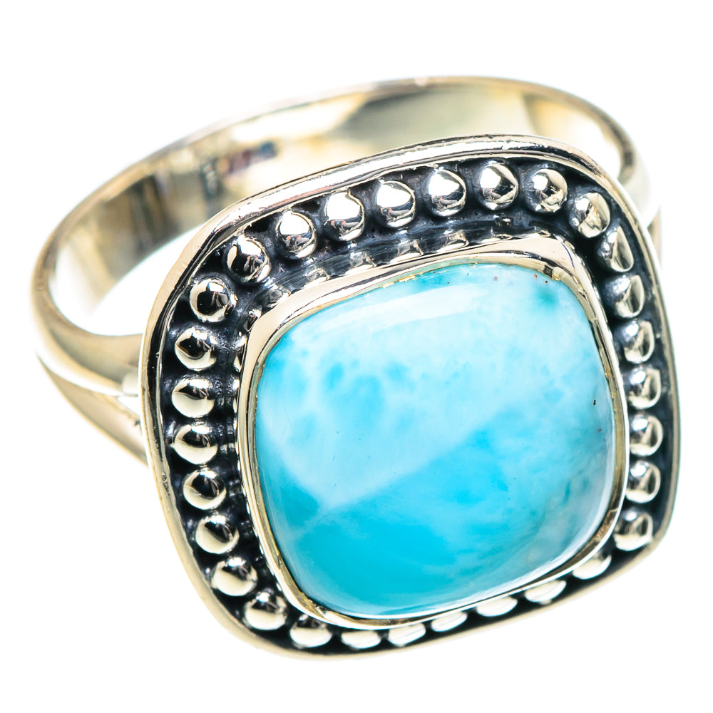 Larimar Rings handcrafted by Ana Silver Co - RING93415