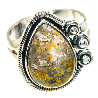 Ocean Jasper Rings handcrafted by Ana Silver Co - RING93424 - Photo 2