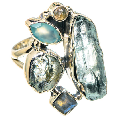 Aquamarine Rings handcrafted by Ana Silver Co - RING93429