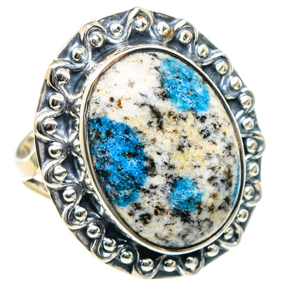K2 Blue Azurite Rings handcrafted by Ana Silver Co - RING93432 - Photo 2