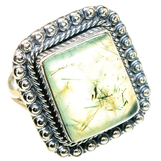 Prehnite Rings handcrafted by Ana Silver Co - RING93443