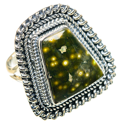 Ocean Jasper Rings handcrafted by Ana Silver Co - RING93447 - Photo 2