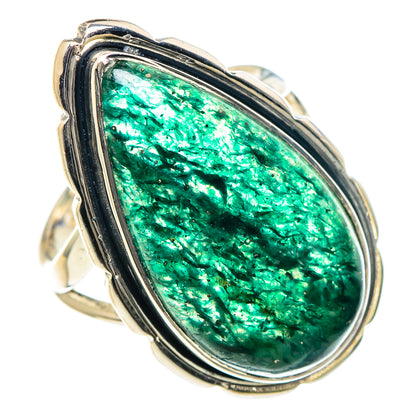 Green Aventurine Rings handcrafted by Ana Silver Co - RING93449
