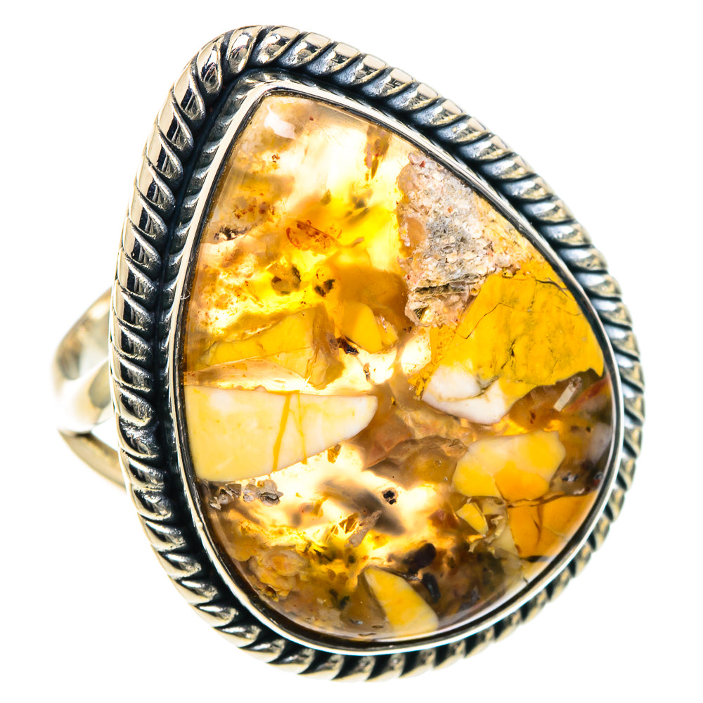 Brecciated Mookaite Rings handcrafted by Ana Silver Co - RING93453