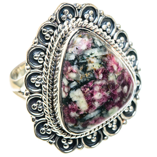 Russian Eudialyte Rings handcrafted by Ana Silver Co - RING93456 - Photo 2