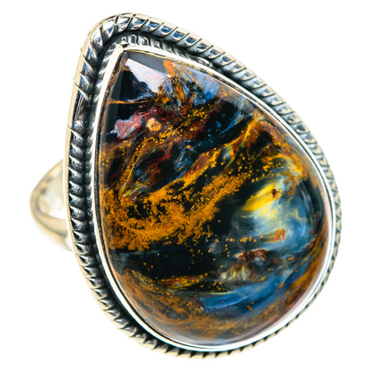 Golden Pietersite Rings handcrafted by Ana Silver Co - RING93463