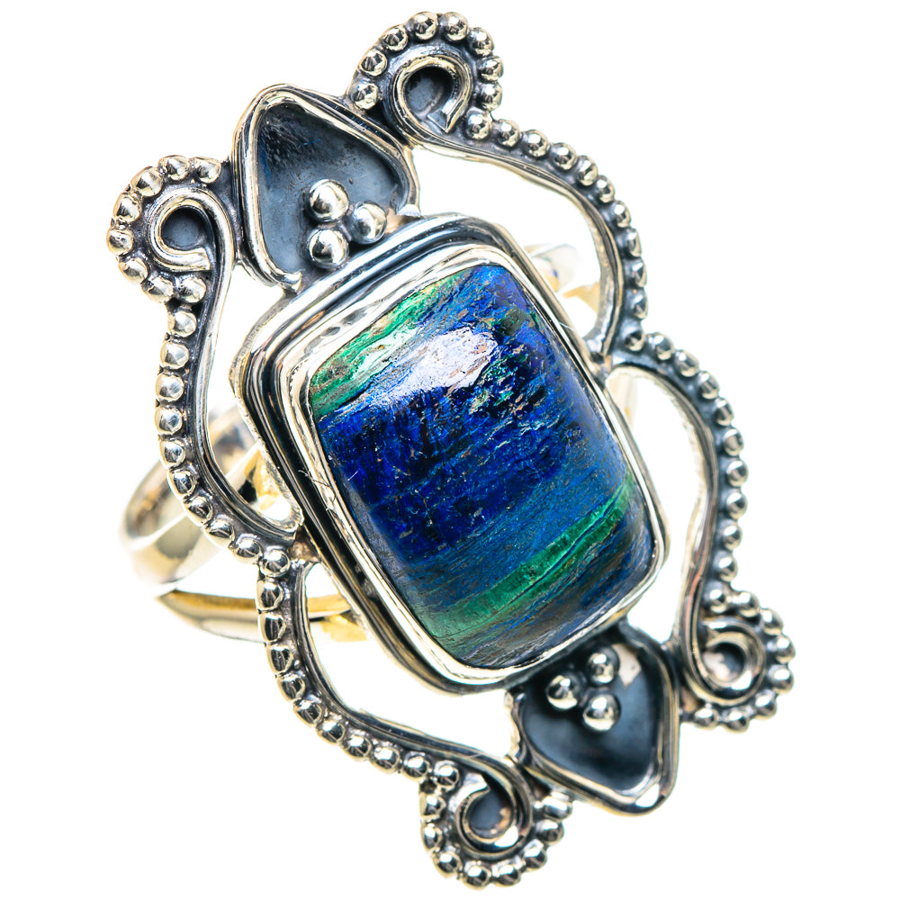 Azurite Rings handcrafted by Ana Silver Co - RING93469