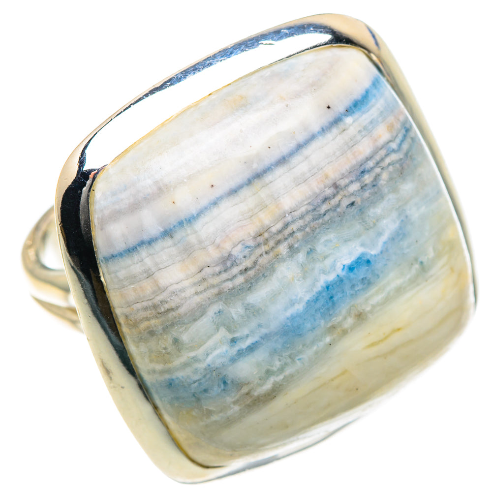 Blue Scheelite Rings handcrafted by Ana Silver Co - RING93471