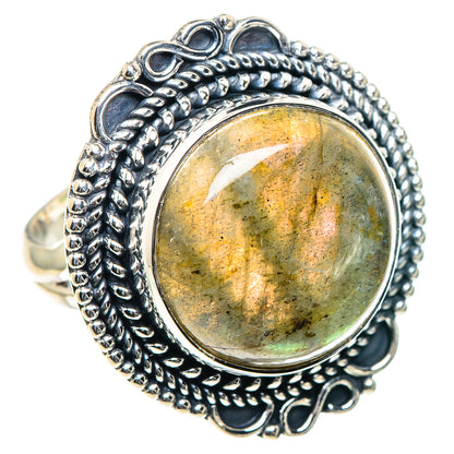 Labradorite Rings handcrafted by Ana Silver Co - RING93477