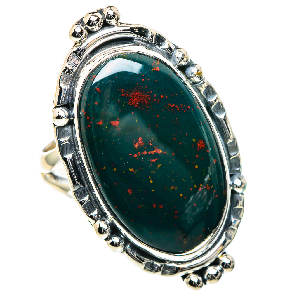 Bloodstone Rings handcrafted by Ana Silver Co - RING93482