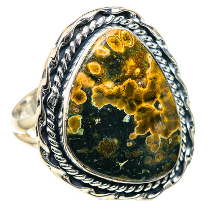 Ocean Jasper Rings handcrafted by Ana Silver Co - RING93483 - Photo 2