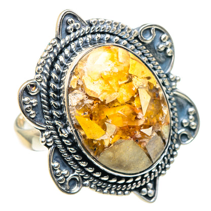 Brecciated Mookaite Rings handcrafted by Ana Silver Co - RING93490
