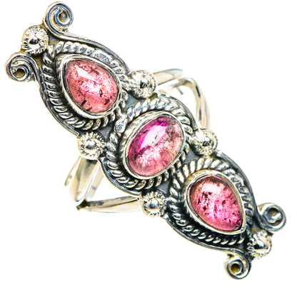 Pink Tourmaline Rings handcrafted by Ana Silver Co - RING93491