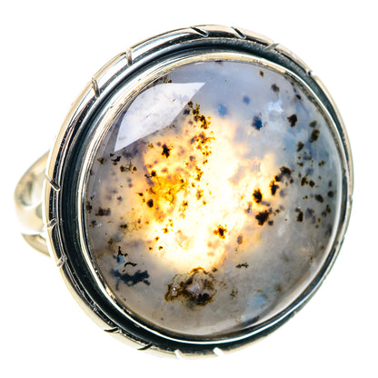 Dendritic Opal Rings handcrafted by Ana Silver Co - RING93503