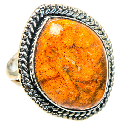 Sponge Coral Rings handcrafted by Ana Silver Co - RING93529