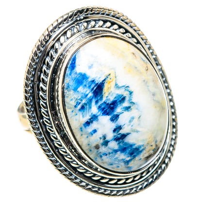 Blue Scheelite Rings handcrafted by Ana Silver Co - RING93541
