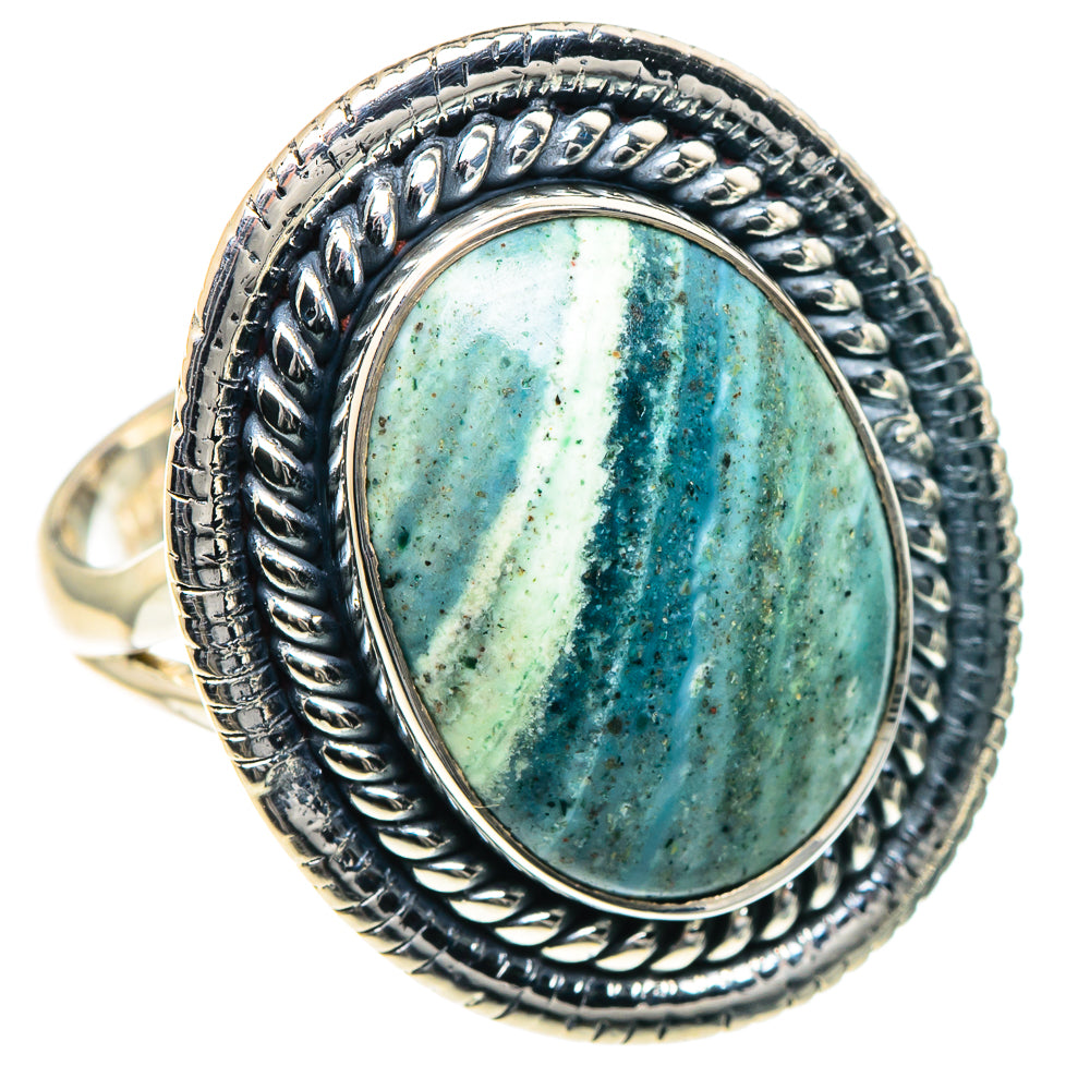 Ocean Jasper Rings handcrafted by Ana Silver Co - RING93542