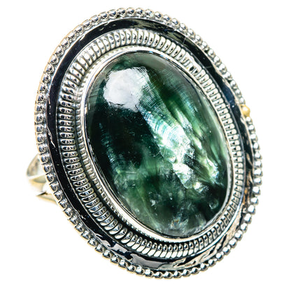 Seraphinite Rings handcrafted by Ana Silver Co - RING93544