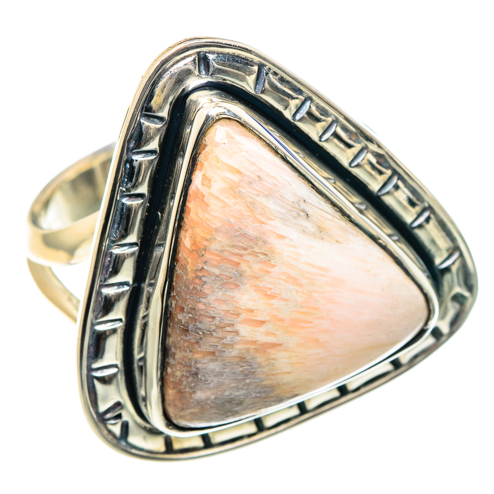 Scolecite Rings handcrafted by Ana Silver Co - RING93552 - Photo 2