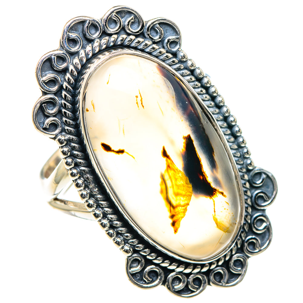 Montana Agate Rings handcrafted by Ana Silver Co - RING93555