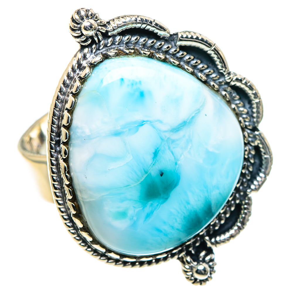 Larimar Rings handcrafted by Ana Silver Co - RING93564