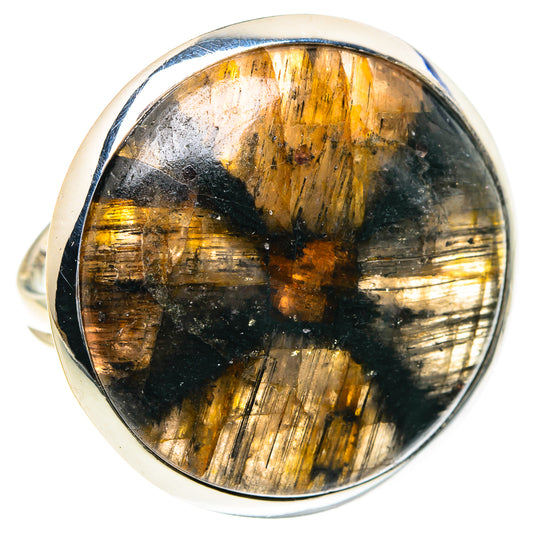 Chiastolite Rings handcrafted by Ana Silver Co - RING93573
