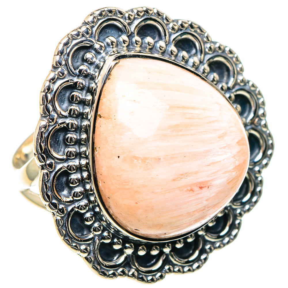 Scolecite Rings handcrafted by Ana Silver Co - RING93581 - Photo 2