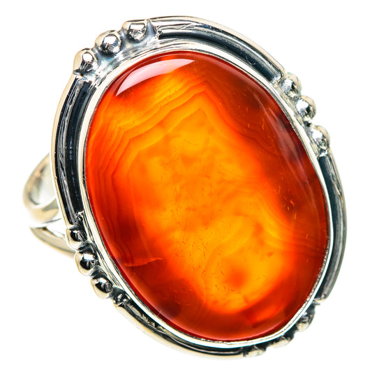 Carnelian Rings handcrafted by Ana Silver Co - RING93583