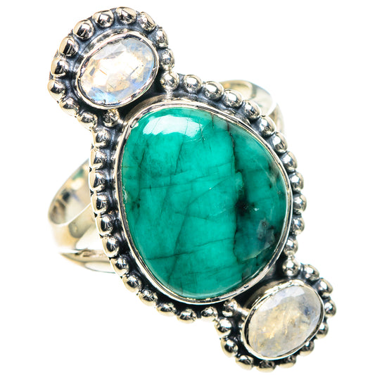 Chrysoprase Rings handcrafted by Ana Silver Co - RING93602