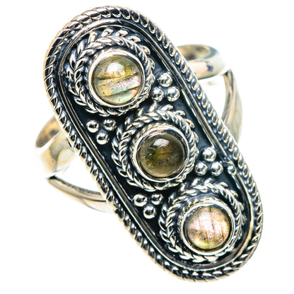 Labradorite Rings handcrafted by Ana Silver Co - RING93634 - Photo 2