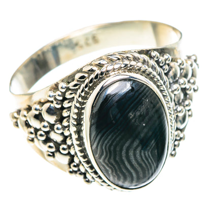Psilomelane Rings handcrafted by Ana Silver Co - RING93648
