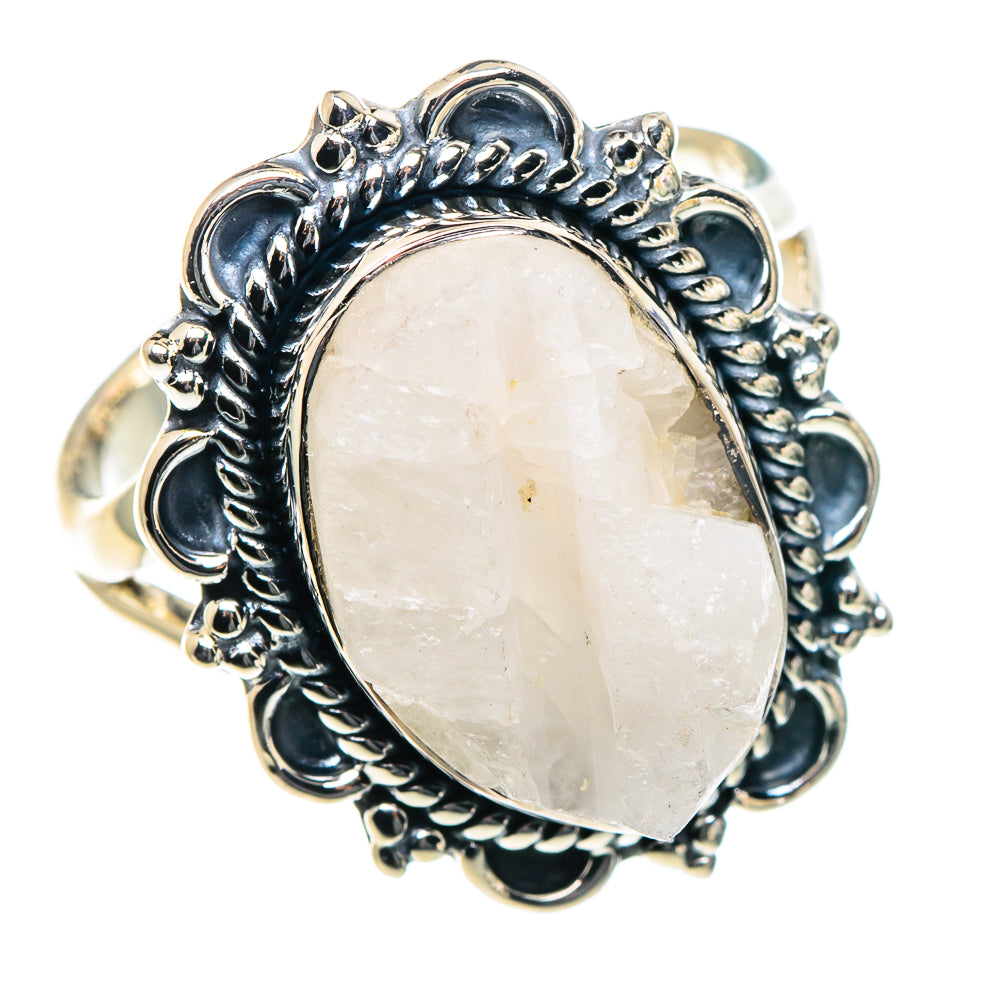 White Quartz Rings handcrafted by Ana Silver Co - RING93651 - Photo 2