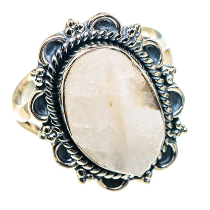 White Quartz Rings handcrafted by Ana Silver Co - RING93651 - Photo 2