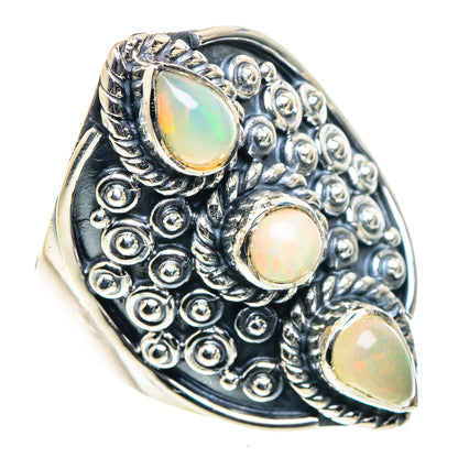 Ethiopian Opal Rings handcrafted by Ana Silver Co - RING93655