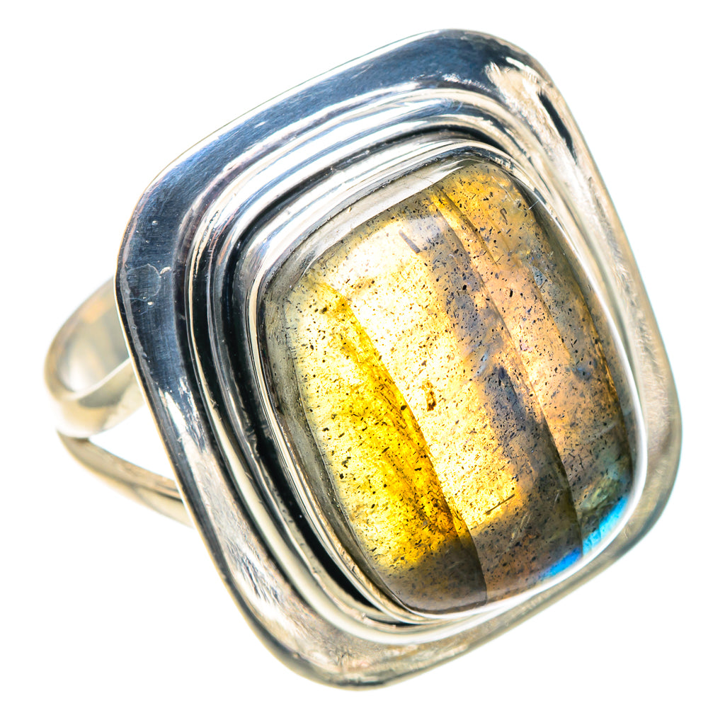 Labradorite Rings handcrafted by Ana Silver Co - RING93661